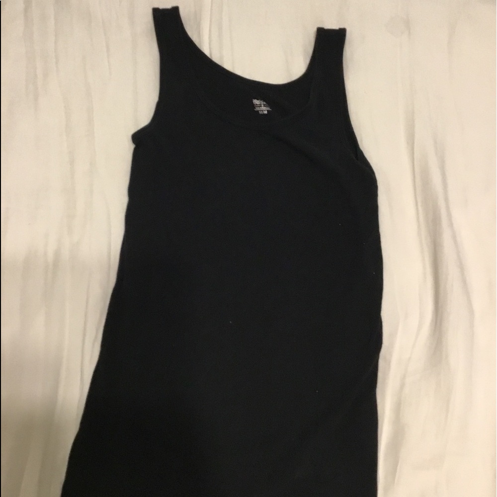 Black tank top
